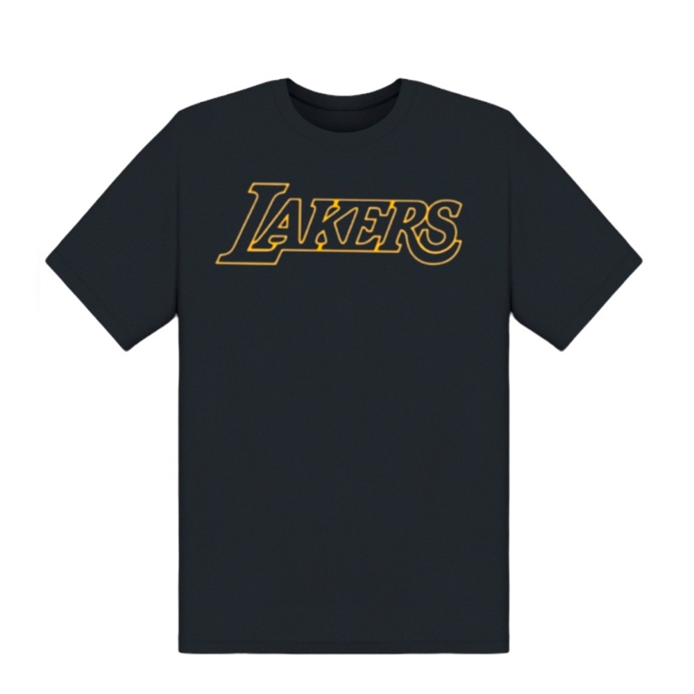 Los Angeles Lakers logo T-shirt Black
